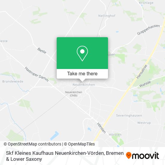 Skf Kleines Kaufhaus Neuenkirchen-Vörden map