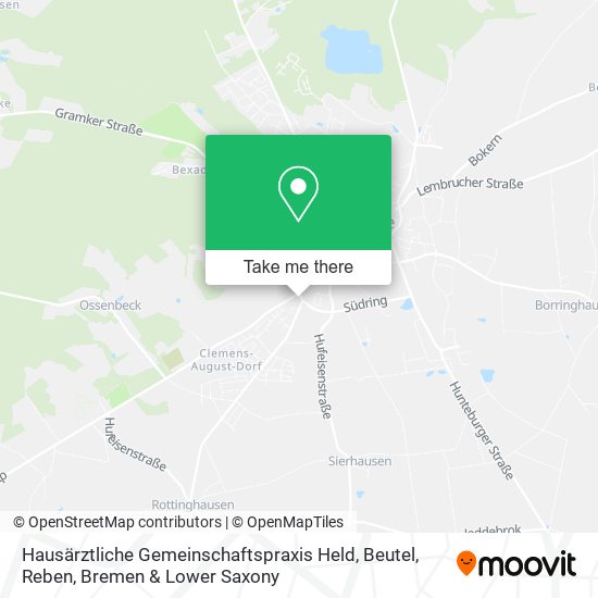 Hausärztliche Gemeinschaftspraxis Held, Beutel, Reben map