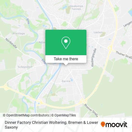 Dinner Factory Christian Woltering map