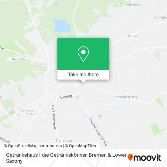 Getränkehaus I die Getränkekönner map
