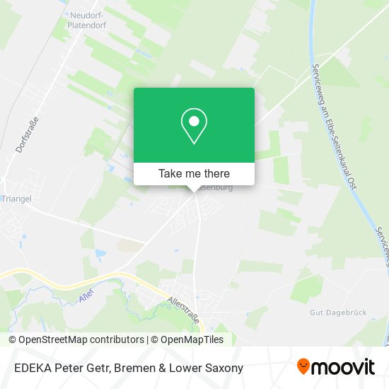 EDEKA Peter Getr map