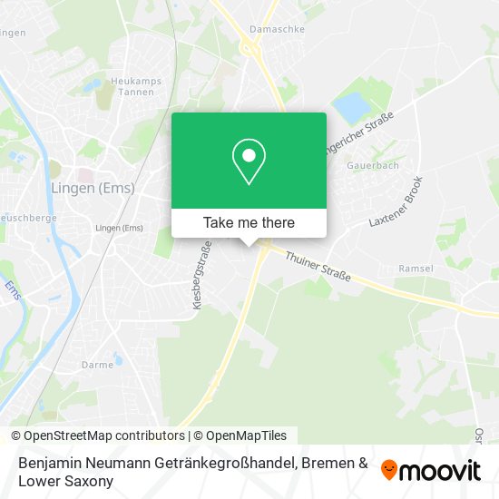 Benjamin Neumann Getränkegroßhandel map