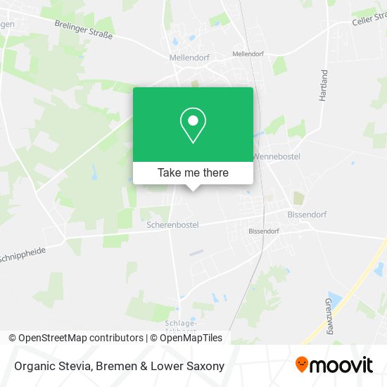 Organic Stevia map