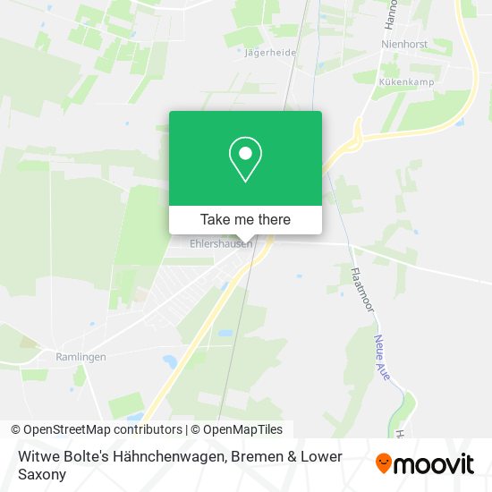 Witwe Bolte's Hähnchenwagen map