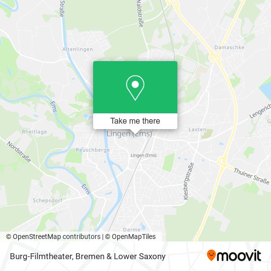 Burg-Filmtheater map