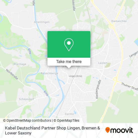 Kabel Deutschland Partner Shop Lingen map