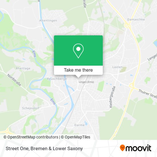 Street One map
