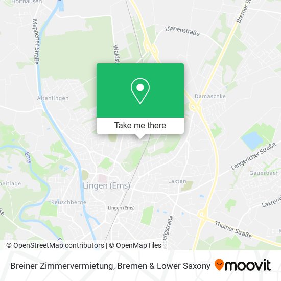 Breiner Zimmervermietung map