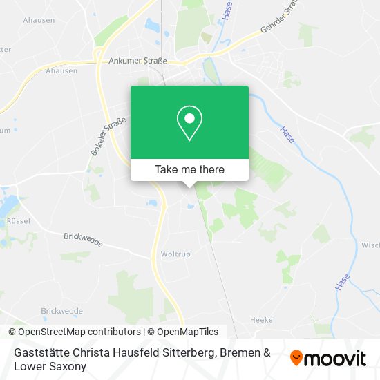 Gaststätte Christa Hausfeld Sitterberg map