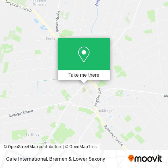 Cafe International map