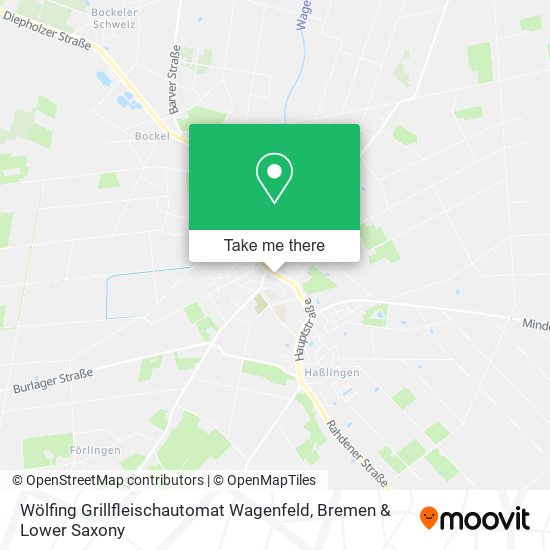 Wölfing Grillfleischautomat Wagenfeld map