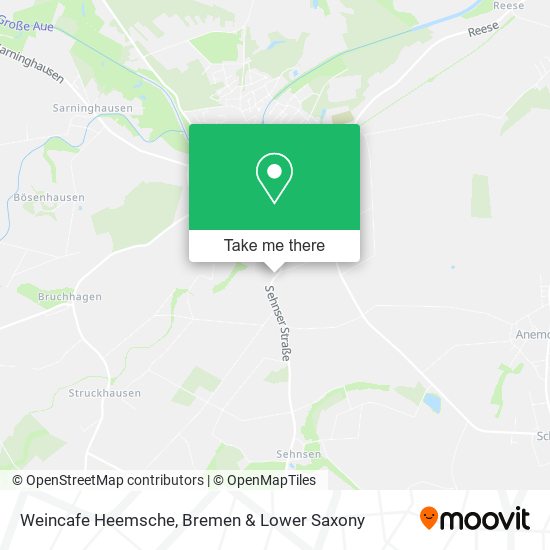 Weincafe Heemsche map