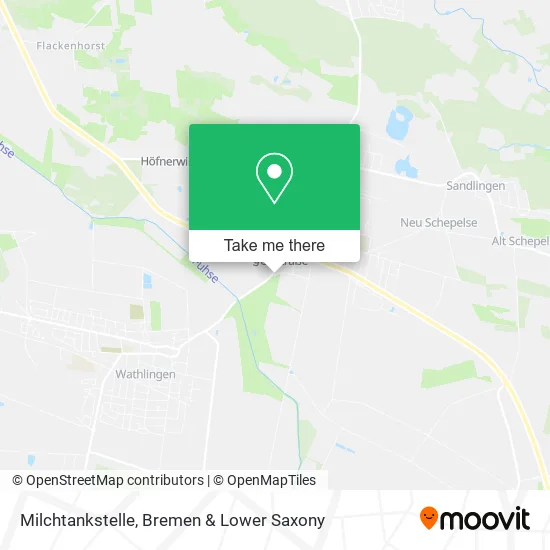 Карта Milchtankstelle