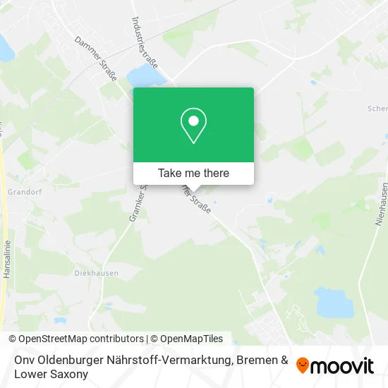 Карта Onv Oldenburger Nährstoff-Vermarktung