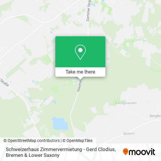 Schweizerhaus Zimmervermietung - Gerd Clodius map
