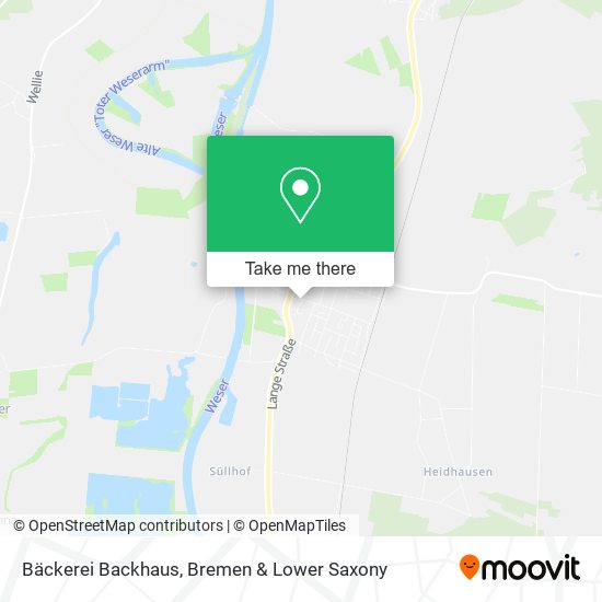 Bäckerei Backhaus map