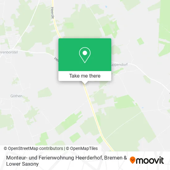 Карта Monteur- und Ferienwohnung Heerderhof