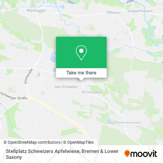 Stellplatz Schweizers Apfelwiese map