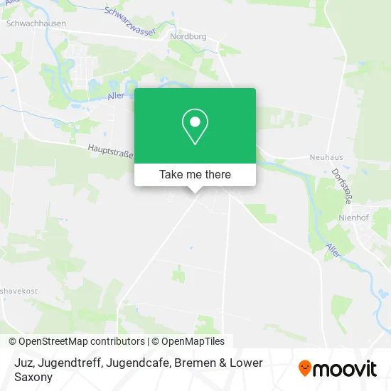 Карта Juz, Jugendtreff, Jugendcafe