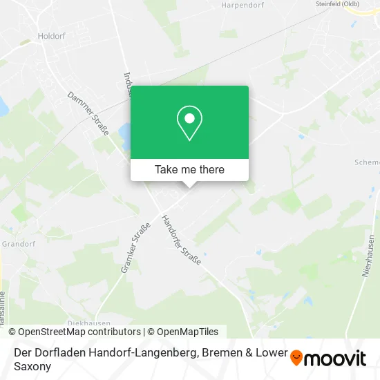 Карта Der Dorfladen Handorf-Langenberg