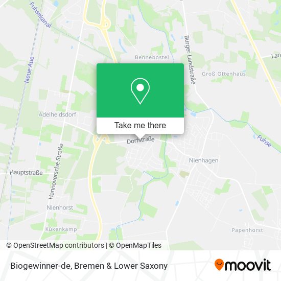 Biogewinner-de map