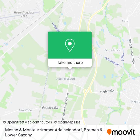 Messe & Monteurzimmer Adelheidsdorf map