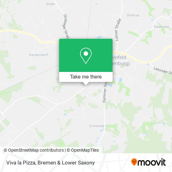 Viva la Pizza map