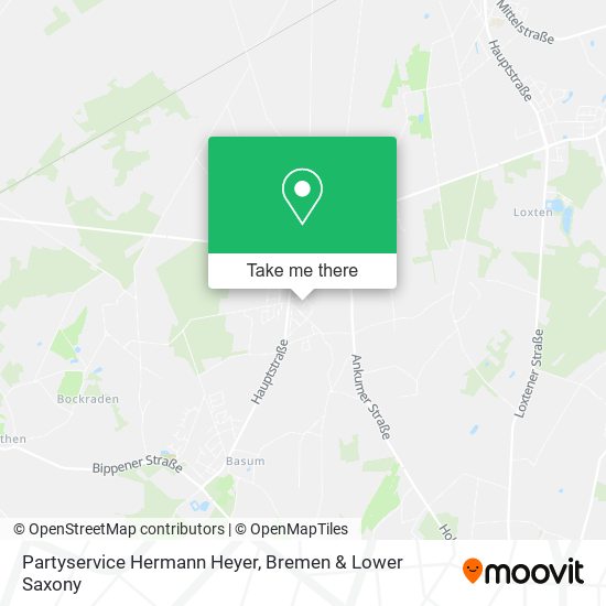 Partyservice Hermann Heyer map