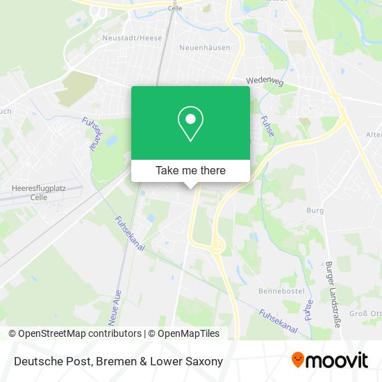 Deutsche Post map