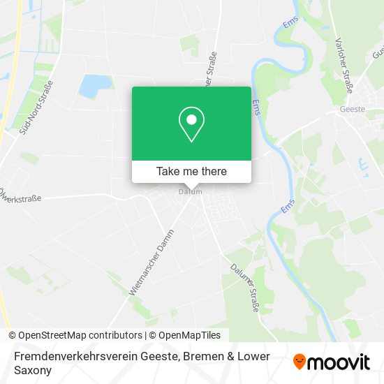 Fremdenverkehrsverein Geeste map