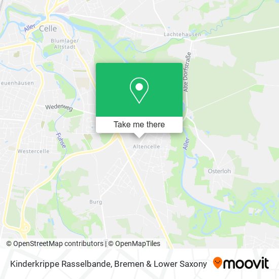 Kinderkrippe Rasselbande map