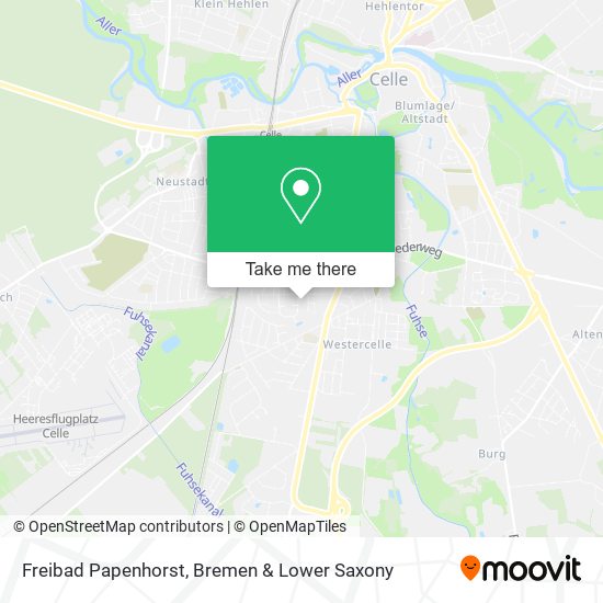 Freibad Papenhorst map