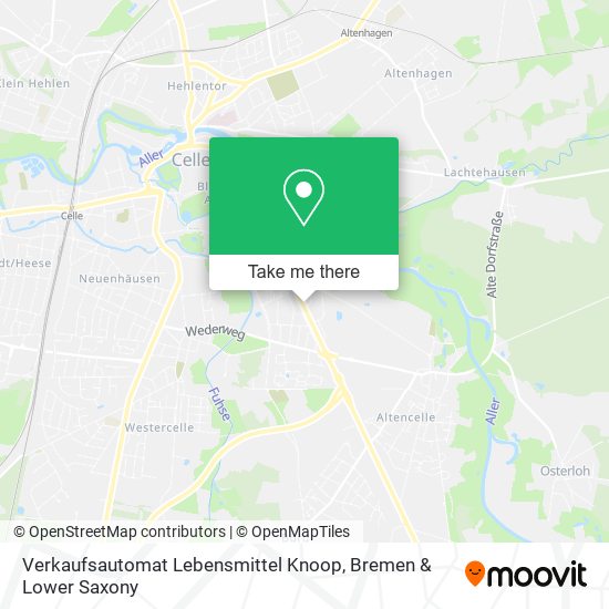 Verkaufsautomat Lebensmittel Knoop map