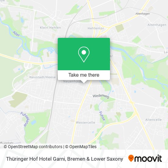 Thüringer Hof Hotel Garni map