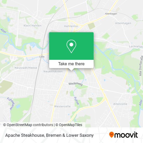 Apache Steakhouse map