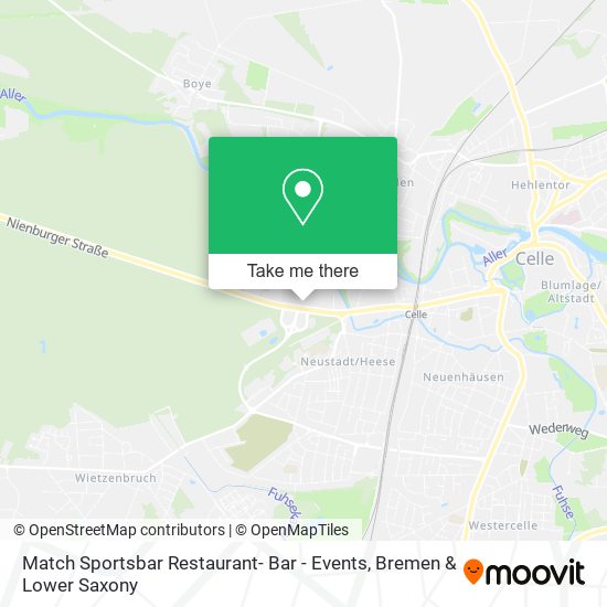 Match Sportsbar Restaurant- Bar - Events map