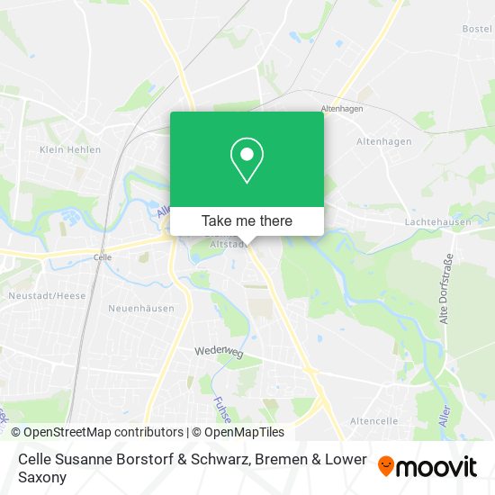 Celle Susanne Borstorf & Schwarz map