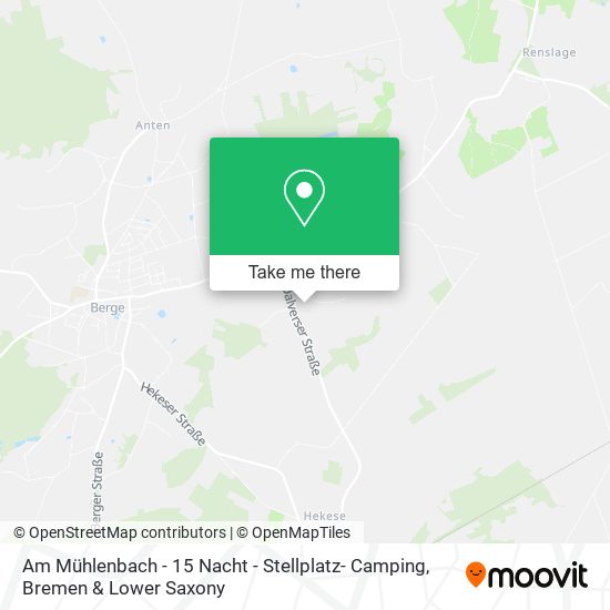 Am Mühlenbach - 15 Nacht - Stellplatz- Camping map