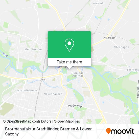 Brotmanufaktur Stadtländer map