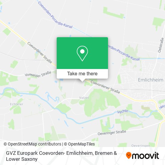 GVZ Europark Coevorden- Emlichheim map