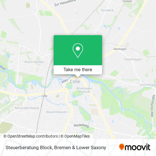 Steuerberatung Block map