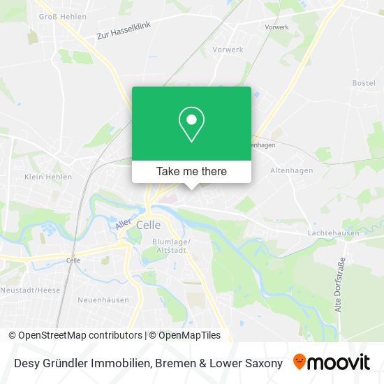 Desy Gründler Immobilien map