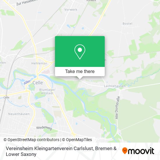 Vereinsheim Kleingartenverein Carlslust map