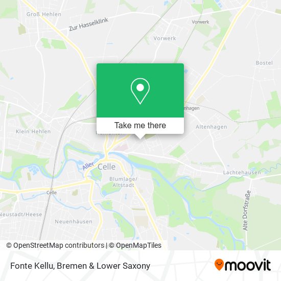 Fonte Kellu map