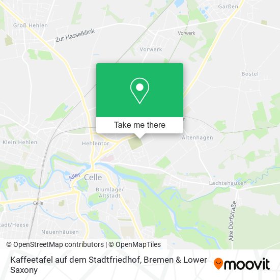 Kaffeetafel auf dem Stadtfriedhof map