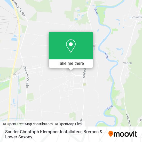 Sander Christoph Klempner Installateur map