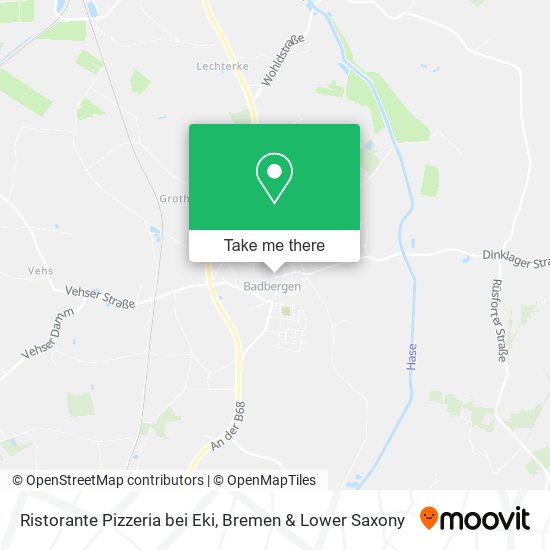 Ristorante Pizzeria bei Eki map
