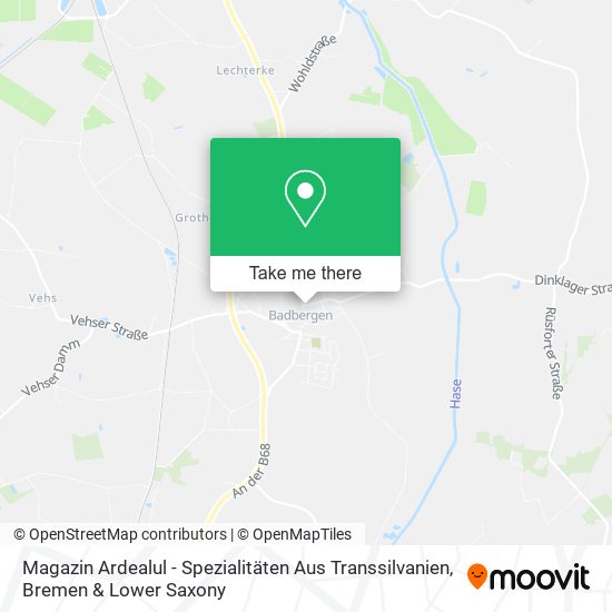Magazin Ardealul - Spezialitäten Aus Transsilvanien map