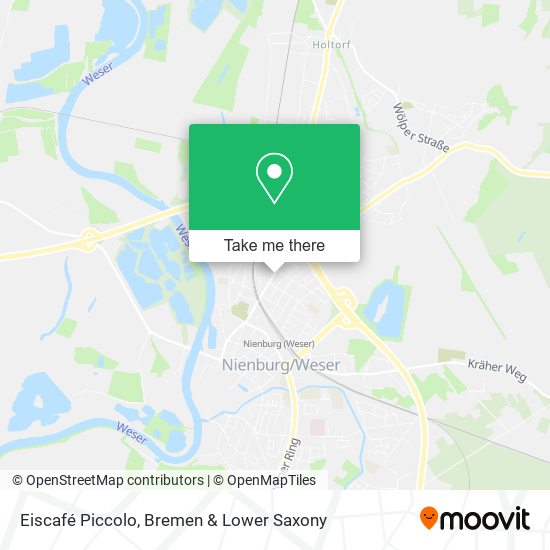 Eiscafé Piccolo map