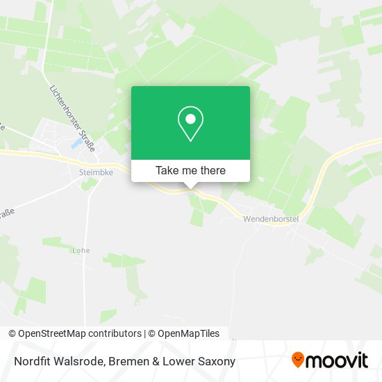 Nordfit Walsrode map